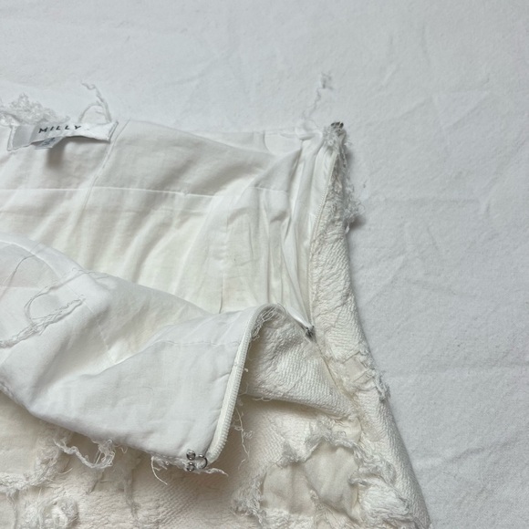 Milly Frayed Mini Skirt - Picture 9 of 10